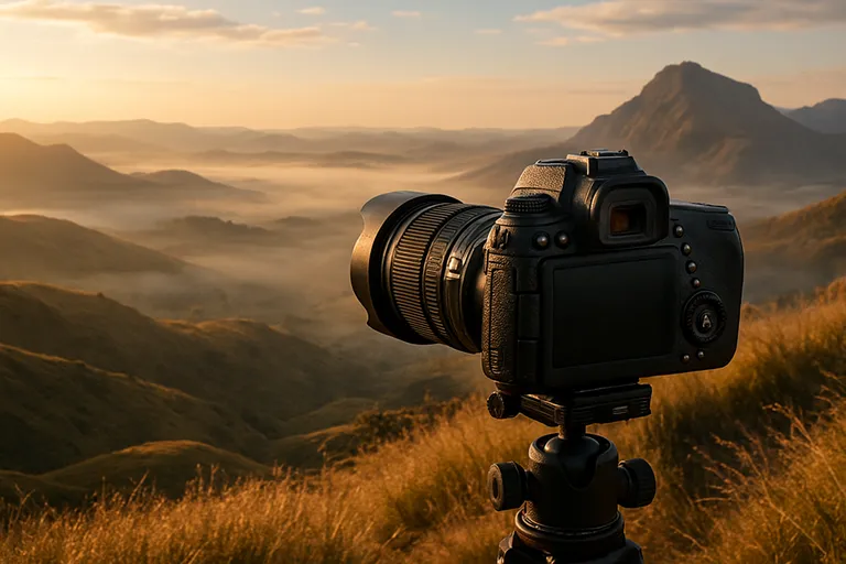 Apparatuur voor landschapsfotografie