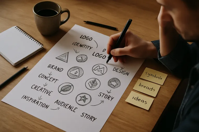 Inspiratie voor logo-ideeën vinden