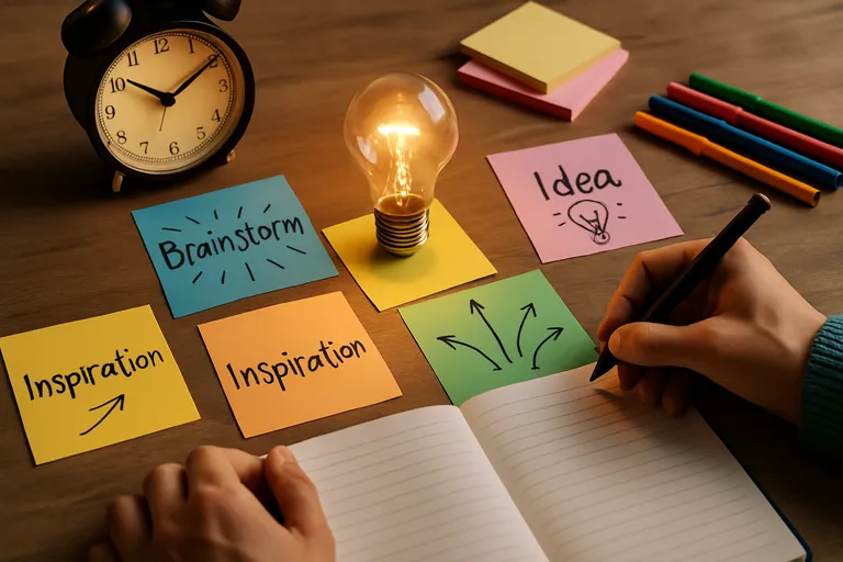 Technieken om snel meer creatieve ideeen te bedenken