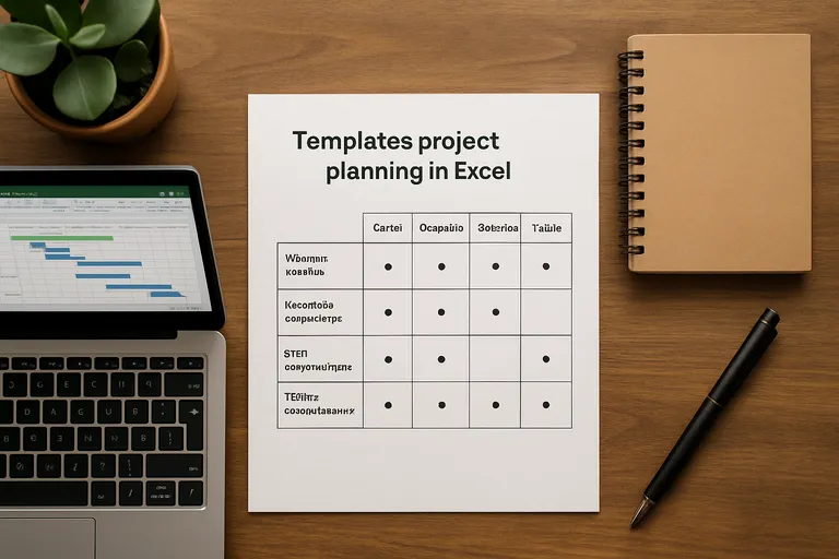 Templates voor project planning in Excel