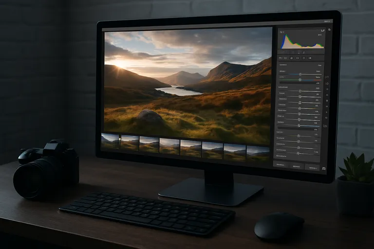 Van opname tot landschap afbeelding: nabewerking en delen