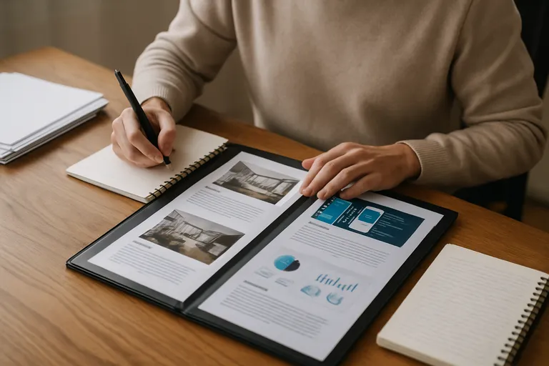 Voorbereiding: portfolio opbouwen met de juiste inhoud