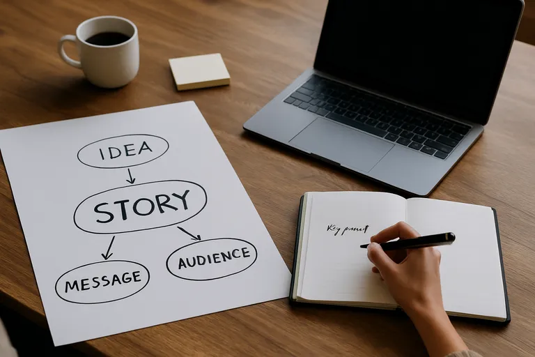 Voorbereiding: van idee naar verhaal